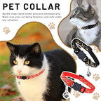 8 PCS Cat Collars with Bell Moons Stars, Reflections Cat Collar with Bells - Image 6