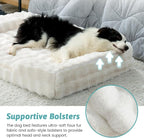 Orthopedic Dog Bed for Extra Large Dog, Soft and Warm Faux Fur Sofa for Giant - Image 4