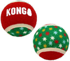 KONG Holiday Sport Balls 2-pk Assorted - Image 2