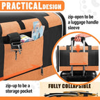 Large Cat Carry Bag, Soft Shell Shih-Tzu Pet Transport Crate, Big Bunny Rabbit - Image 5
