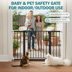 Mumeasy 29.7–48" Baby Gate for Stairs, Dog Gate for Doorways, Auto Close Child - Image 7