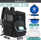 PetAmi Dog Backpack Carrier, Airline Approved Cat Backpacks - Image 6