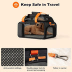 17x12.5x8.5 TSA Approved Expandable pet Carrier - Image 6