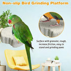 PINVNBY 8 PCS Bird Perch Parrot Beak Grinding Stone Calcium Mineral Parrot - Image 4