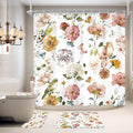4 PCS Spring Floral Birds Bathroom Set by Ufeela