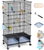 Upgraded Encrypted 46-Inch Bird Cage, by VISCOO