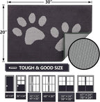Buganda Dog Door Mat for Muddy Paws, Absorbent Dirt Trapper Washable Indoor - Image 2