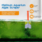 FLIPPER Platinum Stubby Hand Algae Scraper – Aquarium Glass & Acrylic Cleaner - Image 2