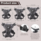 Wanheart Summer cat Chest Harness and Leash, Anti-Escape Adjustable Soft mesh - Image 2