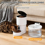 RPZ Automatic Cat Feeder and Water Dispenser Set, Auto Cat Feeder - Image 3