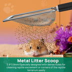Hamster Metal Litter Scoop for Sandbath Box, Stainless Steel Litter Scooper - Image 3