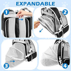 Cat Backpack Carrier, Expandable Pet Carrier Backpack - Image 6