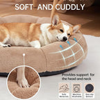 OhGeni 31 inches Calming Donut Orthopedic Dog & Cat Bed - Image 4