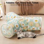 Tempcore Pet Cat Tunnel Tube Cat Toys 3 Way Collapsible, Cat Tunnels - Image 4