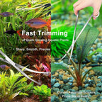 4Pcs Aquascaping Tools, Jeimier Aquascape Kit, Long and Strong Aquarium Tweezers - Image 4