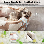 JOEJOY Small Dog Bed for Small Dogs, Rectangle Washable Orthopedic Dog Bed - Image 2
