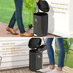 Dog Poop Trash Can Outsides, 18L/4.76 Gal Portable Waste Bin - Image 3