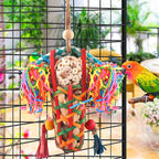 KATUMO Bird Toys Parakeet Toy Cockatiel Shredding Chew Conure Foraging Sola - Image 7