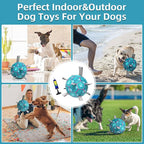 QDAN Dog Toys Soccer Ball, Tug of War Toy, Puppy Birthday Gifts, Water Toy - Image 4