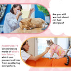 PUMYPOREITY Cat Recovery Suit, Stops Wound Licking After Surgery, Sticky Hair - Image 4