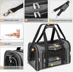Soft-Sided Cat/Dog/Pet Carrier, Collapsible Pets Travel Carriers - Image 4