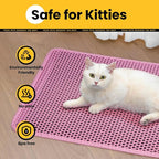 Cat Litter Mat, Upgrade Super Waterproof Back Layer Litter Box Mat, Non Slip - Image 5
