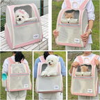 Cat Backpack Carrier for Small Dogs and Medium cat Puppy Kitten Bunny Pet - Image 4