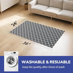 Cooyes Large Dog Food Mat 24"×36", Ultra-Absorbent Dog Bowl Mat - Image 7