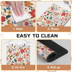Absorbent Pet Dog Bowl Mat for Food and Water, Pet Cat Food Feeding Mat - Image 6