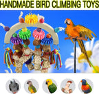 Bird Toys - Natural Corncob Wood & Mango Chew Toys - Image 6