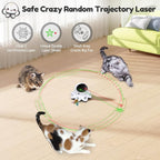 ORSDA Cat Laser Toy, 2-in-1 Interactive Automatic Motion Activated Moving 8 - Image 3