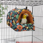 Wontee Bird Nest House Winter Warm Snuggle Hut Bird Bed Hanging Hammock - Image 2
