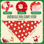 Weewooday 50 Pcs Christmas Bandanas - Image 3