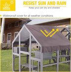 Aivituvin Cat House Outdoor Catio Kitty Enclosure - Image 6