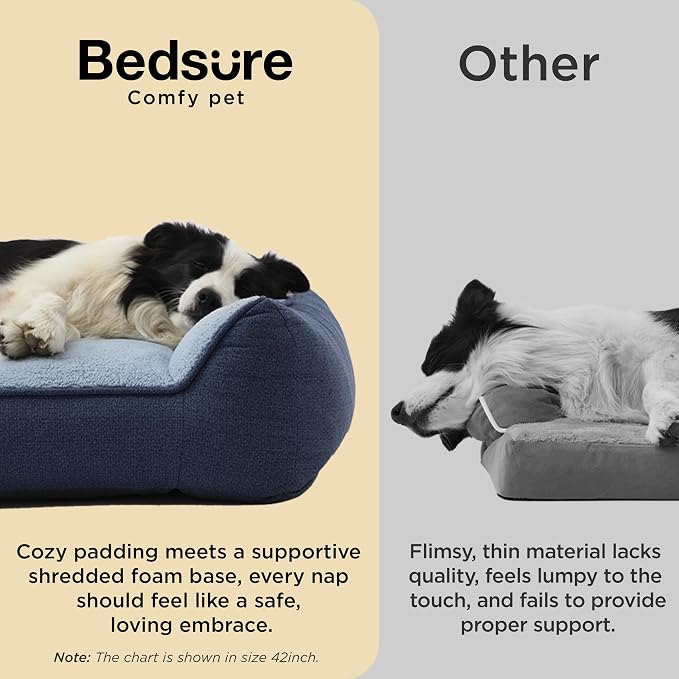 Bedsure SupportMax™ XL Pro Orthopedic Dog Beds Large Sized Dog - Image 3