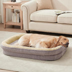 Orthopedic Dog Bed for Medium, Large Dogs Breeds, High Density Egg Crate Foam by DEBANGHOME