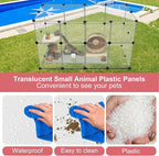 24 Panels Portable Small Animals Playpen, Portable Plastic Enclosure, Puppy - Image 6