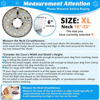 Inflatable Dog Cone with Anti-Licking Clear Shield, Protective Dog Donut Collar - Image 3