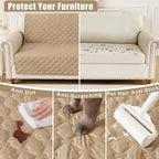 Smiry Waterproof Dog Bed Cover Blanket, Soft Reversible Pet Blanket, Washable - Image 4