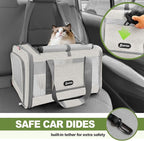 Cat Carrier American Airline Approved 18x11x11, Top Opening Sturdy Soft Pet - Image 7