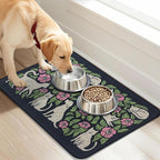 SHIYUE Dog Food Mats for Floors, Absorbent Cat Bowl for Food and Water - Image 6