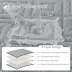 hyha Waterproof Dog Blanket, Soft Pet Bed Blankets, Waterproof Sofa Couch Cover - Image 2