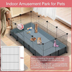 12 Panels Small Animal Playpen, C&C Cage - Image 4