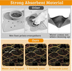 Japanese Cats Feeding Mat, Absorbent Quick-Dry Cat Dog Food and Water Bowl Mats - Image 3
