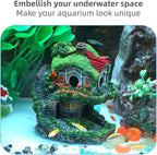 Aquarium Decor Hideaway Cave, Betta Fish Tank House Accessories - Image 2
