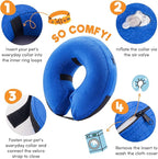 BENCMATE Inflatable Dog Cone Collar Alternative, Soft Dog Cone - Image 2