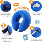 BENCMATE Inflatable Dog Cone Collar Alternative, Soft Dog Cone - Image 2