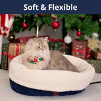 Heated Cat Bed with Auto Shut Off Timer, 17.7" x 13.7" Adjustable Temperature - Image 2