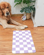 Ralxion Checkered Dog Feeding Mat, Absorbent Mats - Image 2