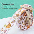 Faygarsle Fall Pumpkin and Leaves Pattern Dog Collar - Image 3